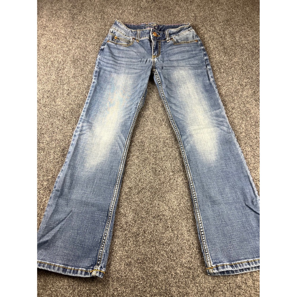 Wrangler Boot Cut Jeans Womens 3x30 Med Wash Denim 09MWZMS Stretch Western Rodeo